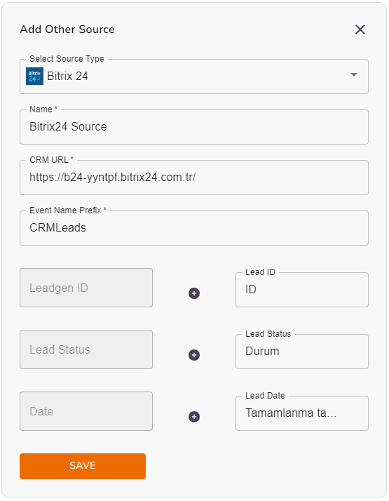 Bitrix24 Conversion Leads