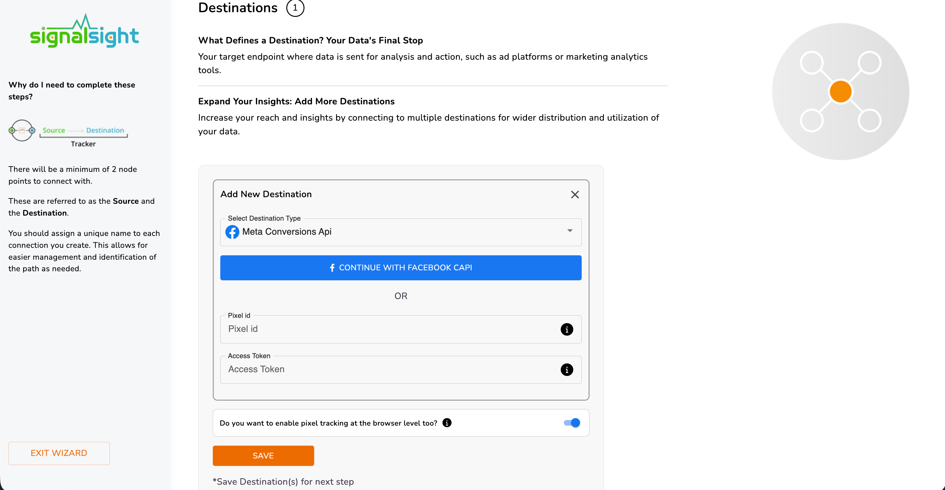 Meta CAPI destination configuration