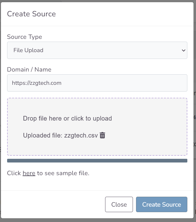 File Upload Source Guide