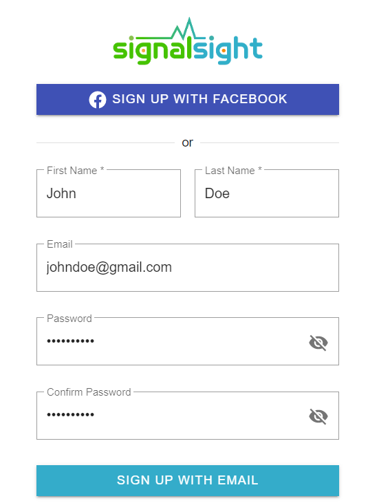 Register Screen